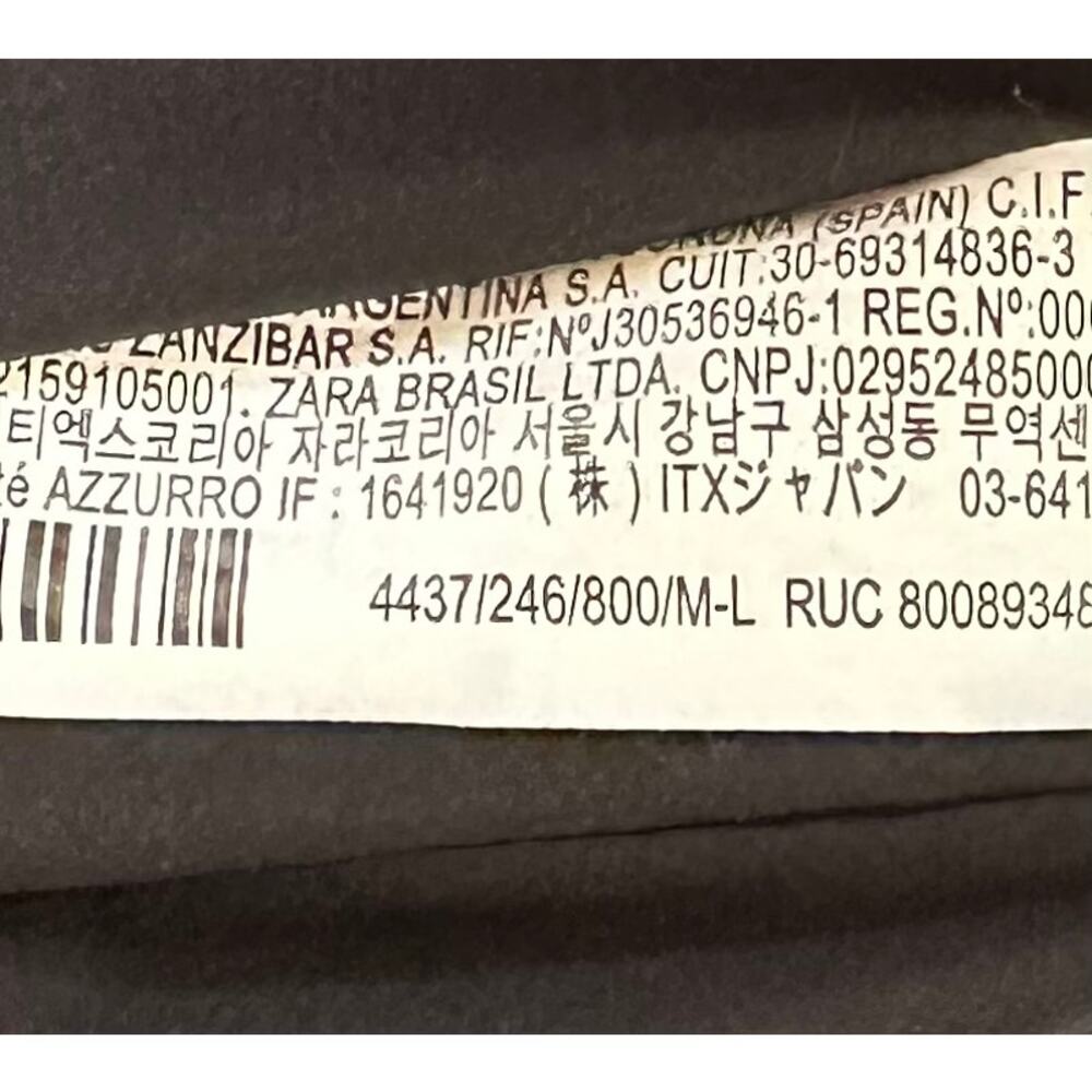 Zara Voluminous Midi Skirt Pleated Black Size M/L - Picture 10 of 11
